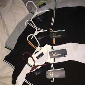 5 - Fred Perry Twin tipped polos.